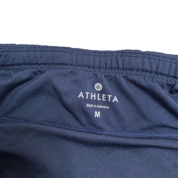 Athleta Tropea Ready Set Multi Watercolor Running Workout Shorts Size Medium - Picture 10 of 12